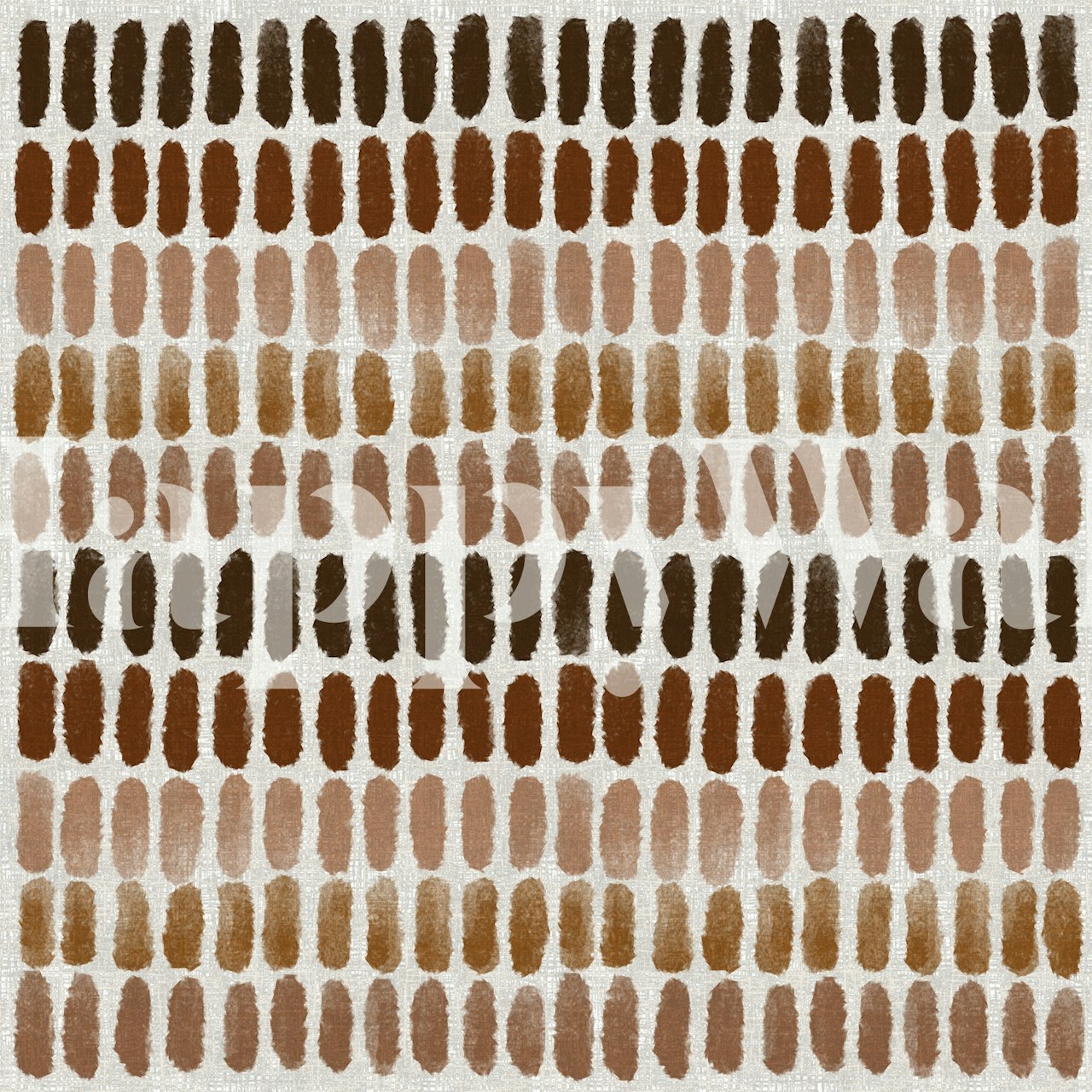 Brune toner penselstrøk tapet i et rom