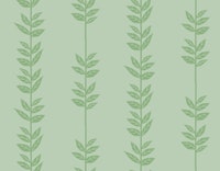 Simple Leaf Stripes Sage Green papiers peint