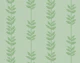 Simple Leaf Stripes Sage Green