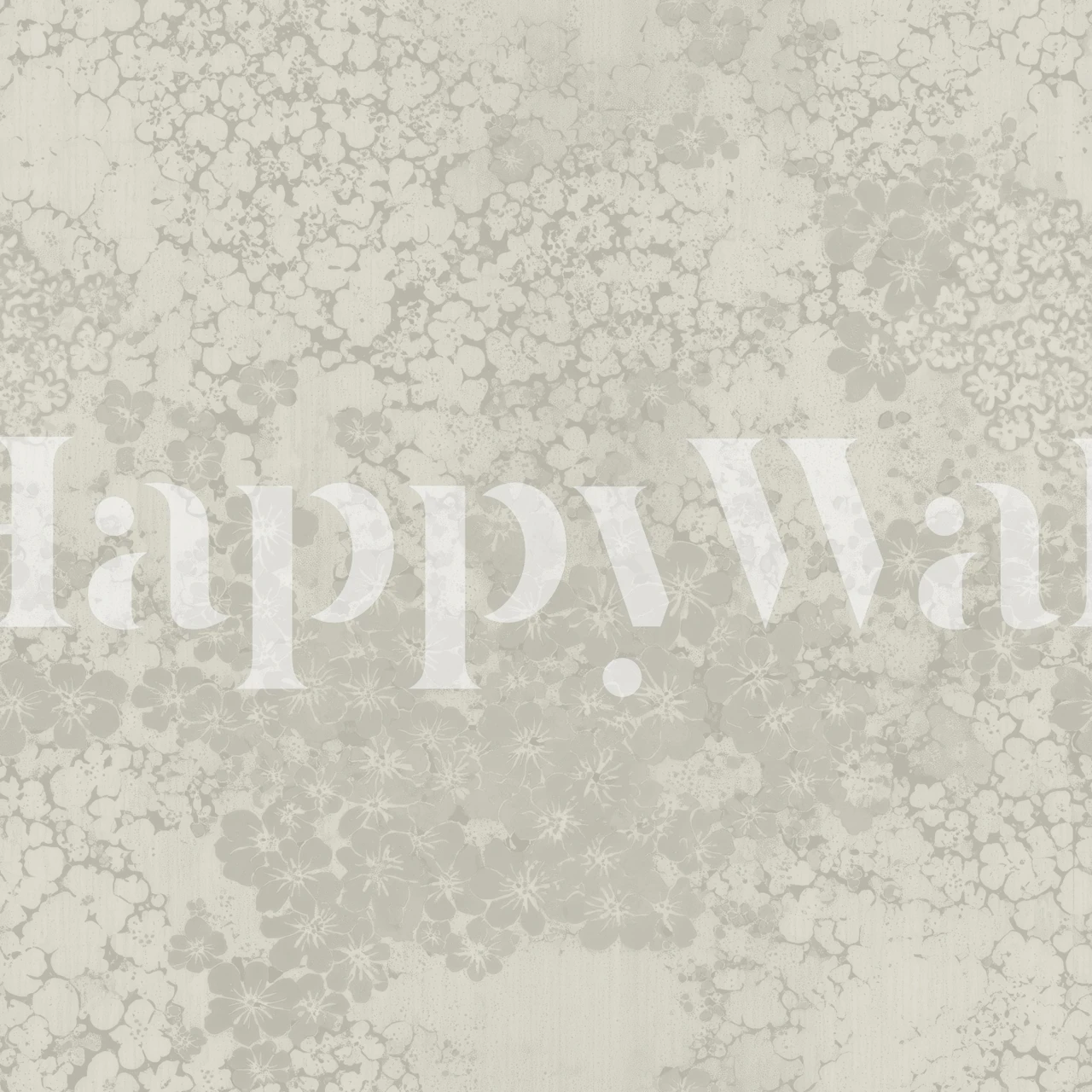 Abstract Vintage Florals tapetti huoneessa