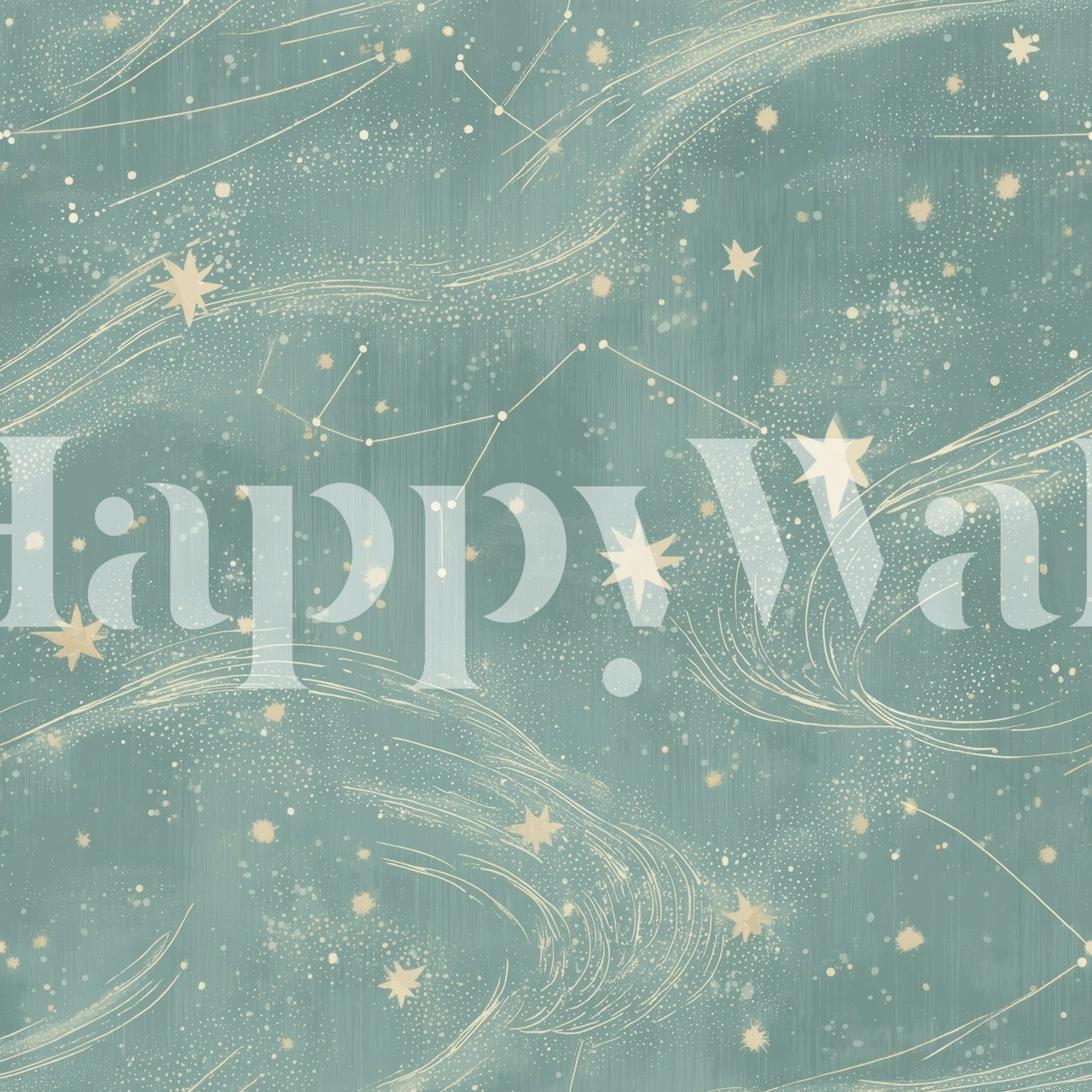 Galactic Breeze wallpaper in a cozy room