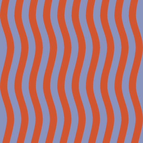 Bold Abstract Wavy Stripes Red Purple XL