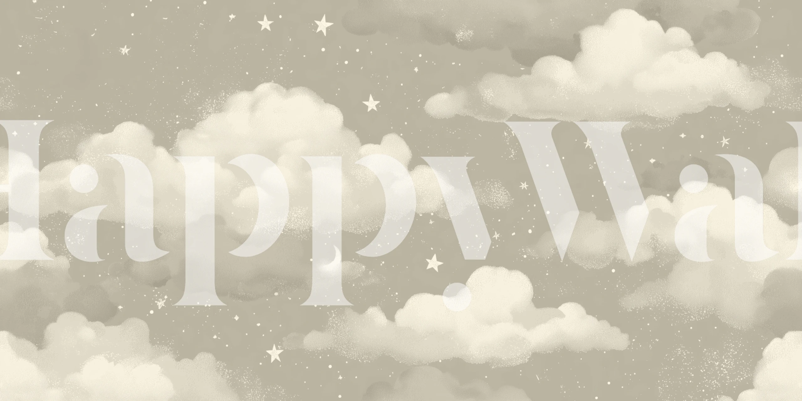 Gentle Skies wallpaper in a room