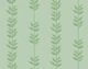 Small Simple Leaf Stripes Sage Green