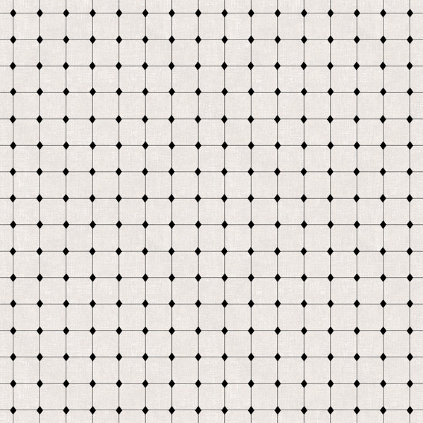 Geometric Grid Charm on off white