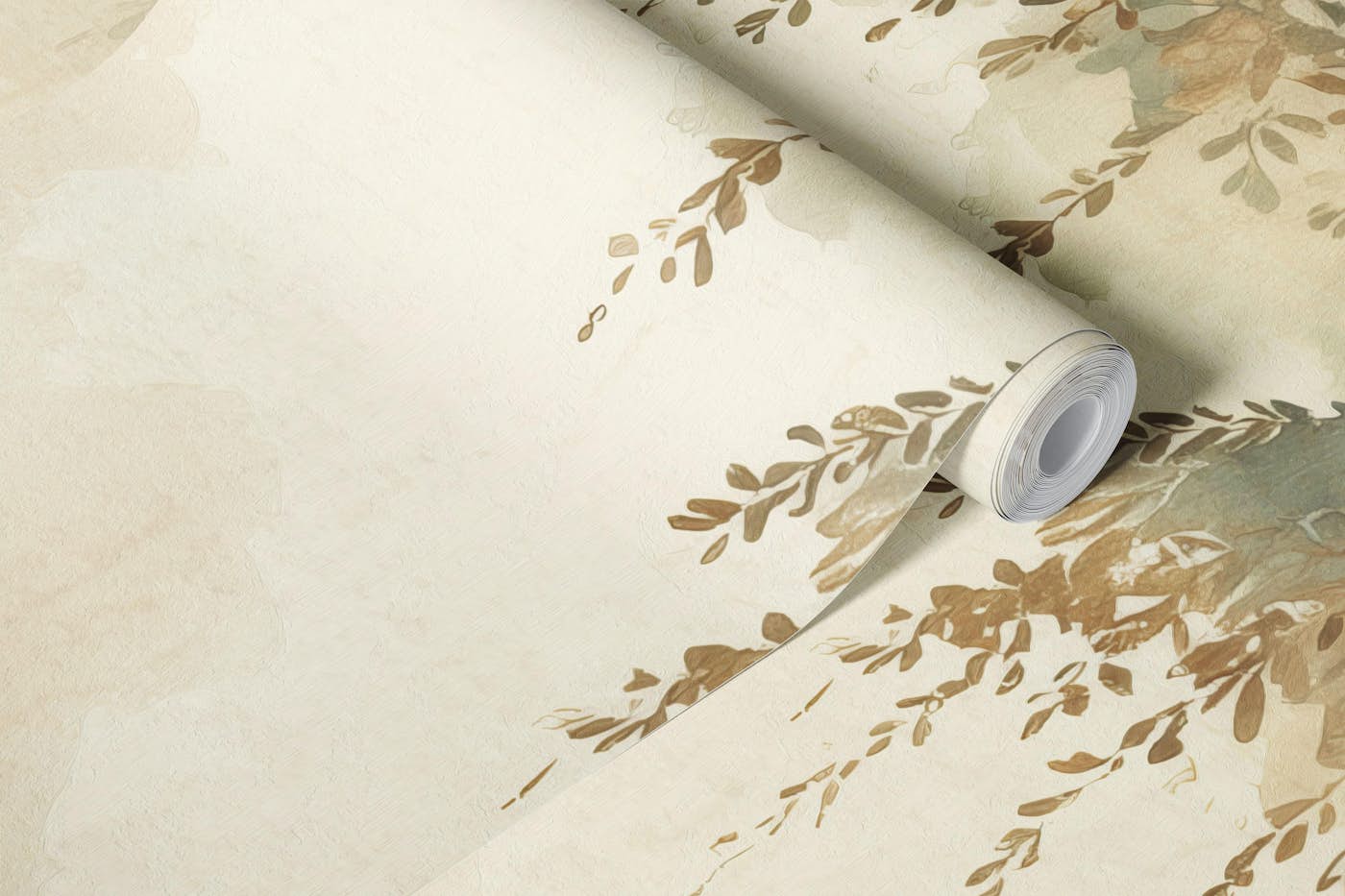 Willow Dreams – Forest Green wallpaper roll