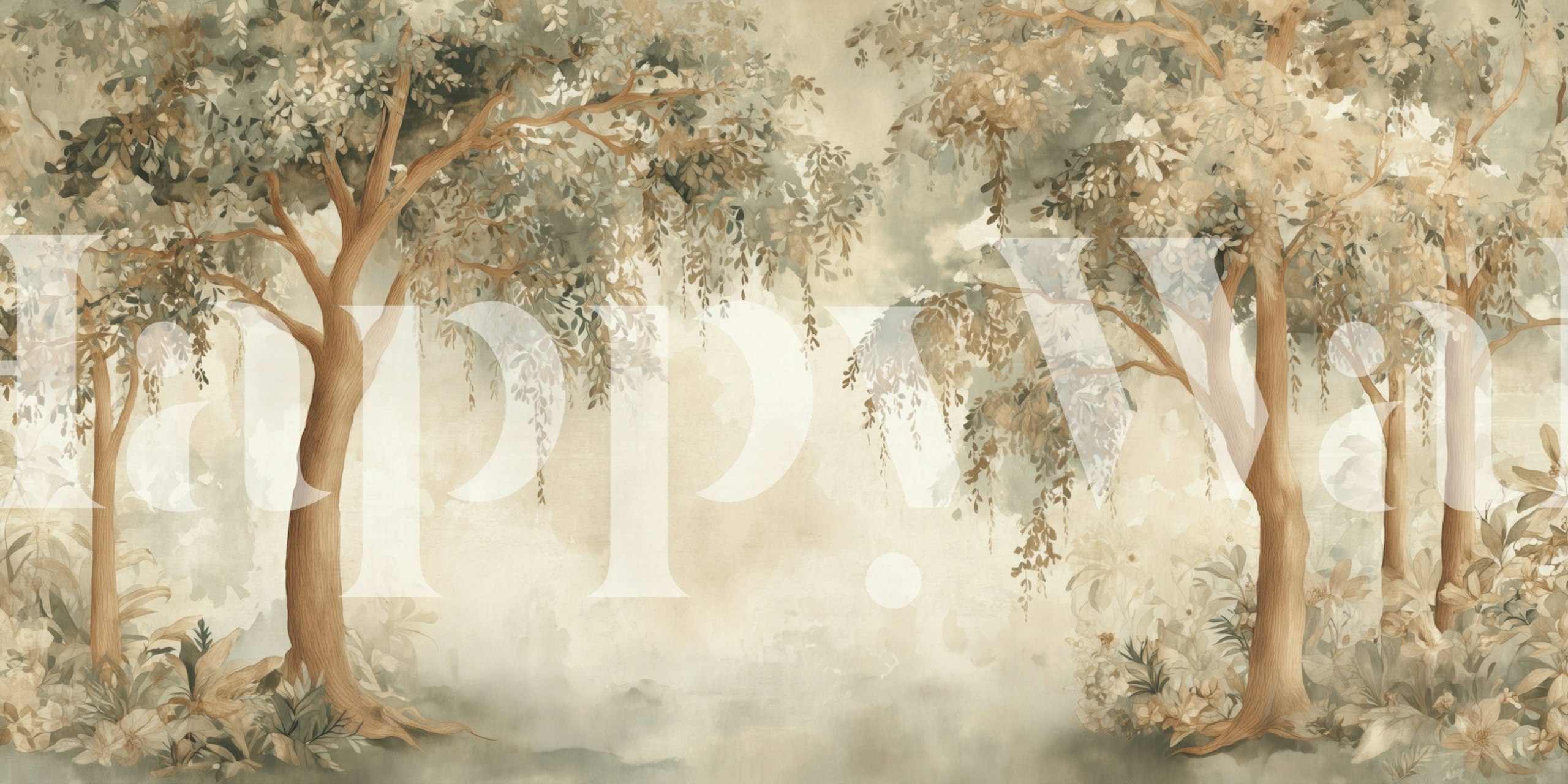 Tapeta Willow Dreams v pokoji