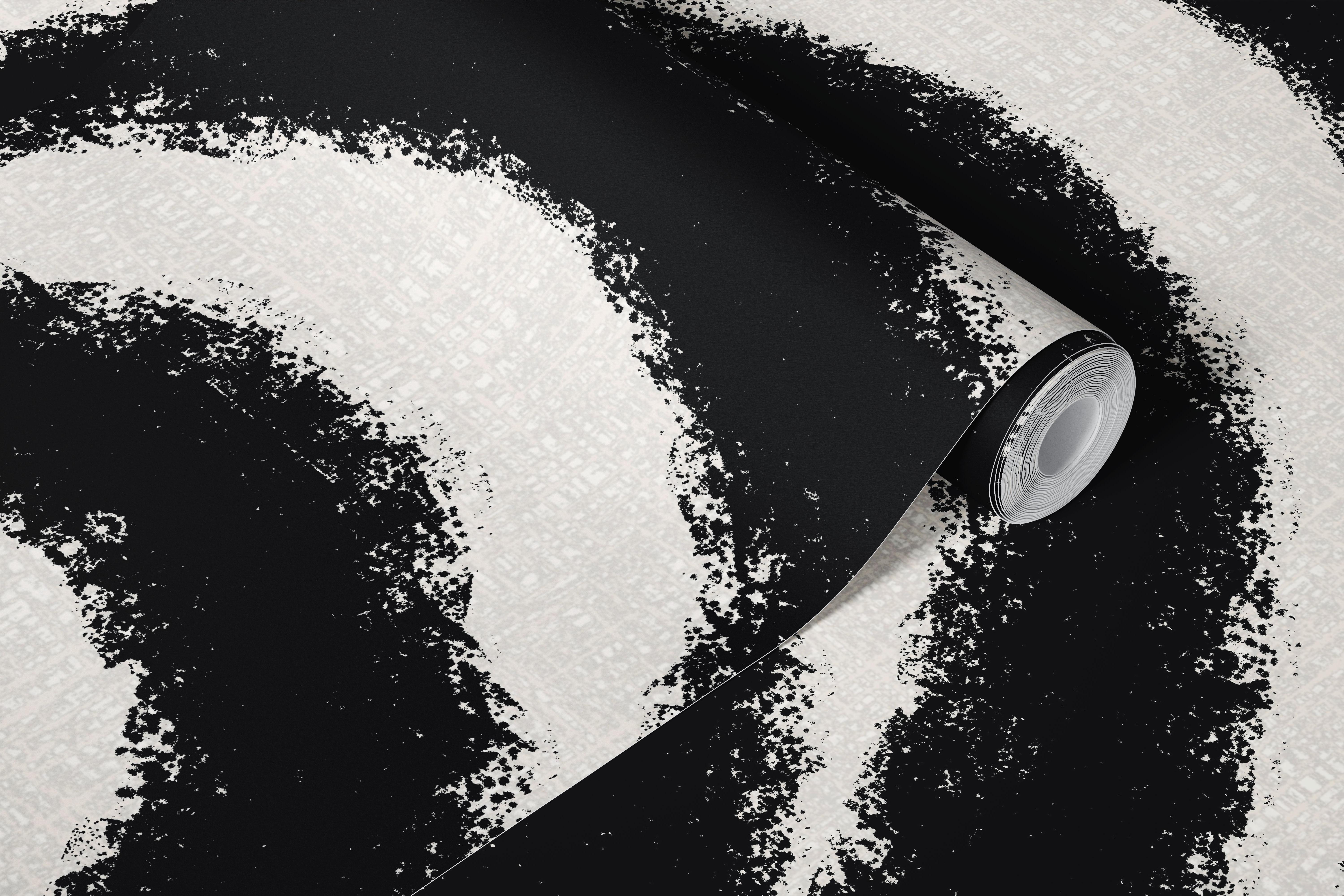 Tapeta Bold Black Arches u modernoj sobi