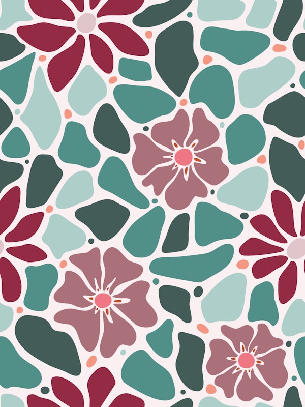 Abstract Floral Harmony