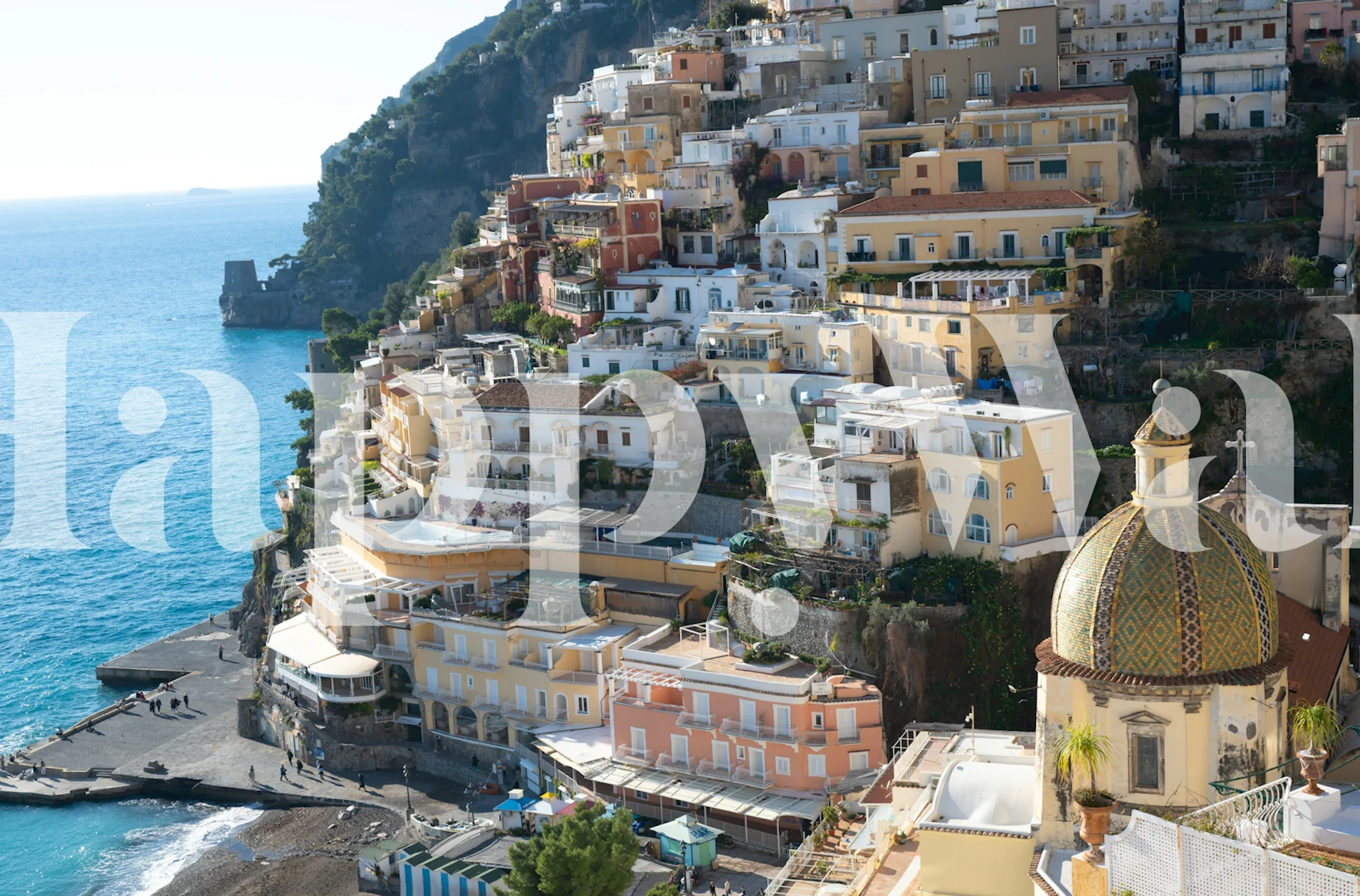 Bellissima Positano 2 wallpaper in a room