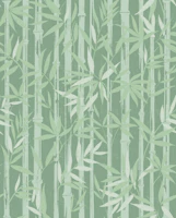 Striped Bamboo Green behang