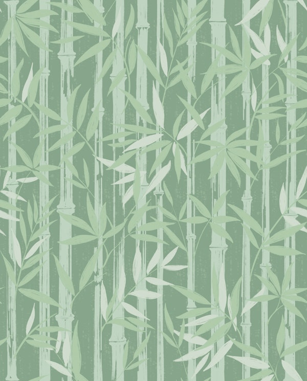 Striped Bamboo Green