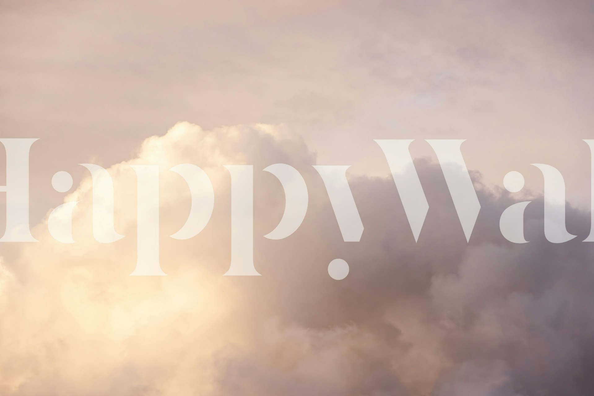 Tapeta Candy Clouds v pokoji