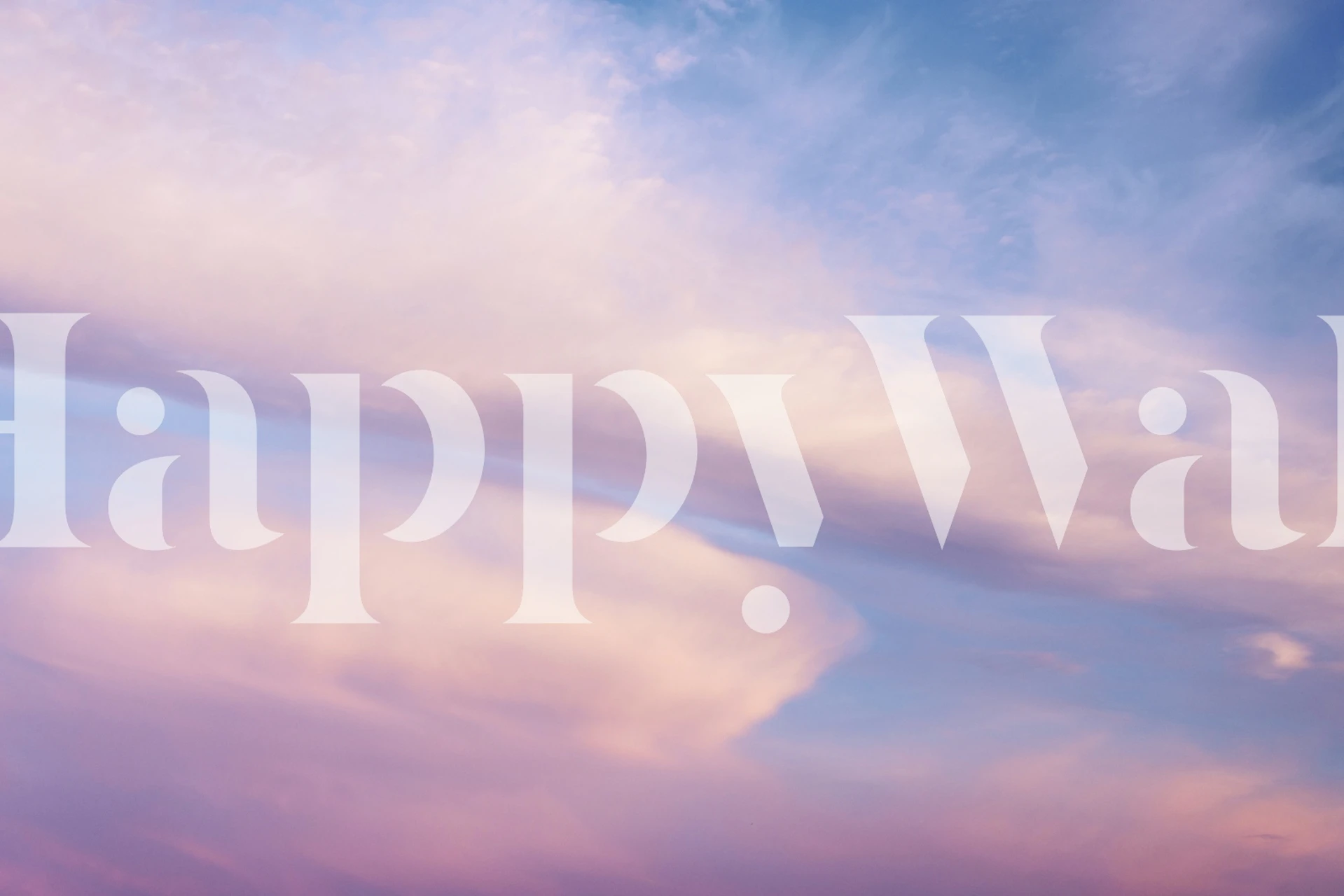 Candy Clouds tapet i et rom