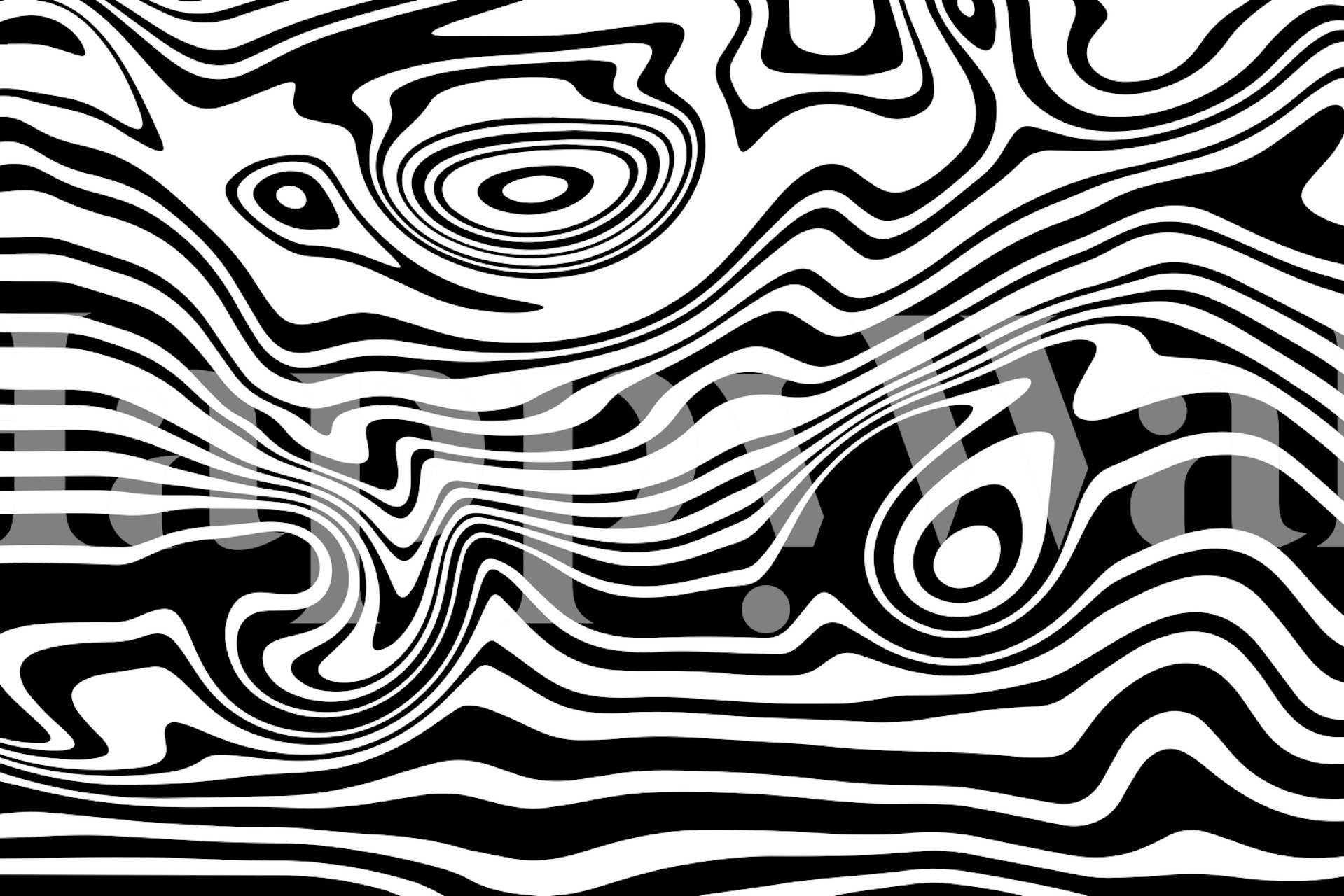 Abstract black and white marble pattern wallpaper