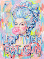 Majestic Bubblegum Art tapet