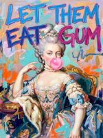 Regal Bubblegum Art tapet