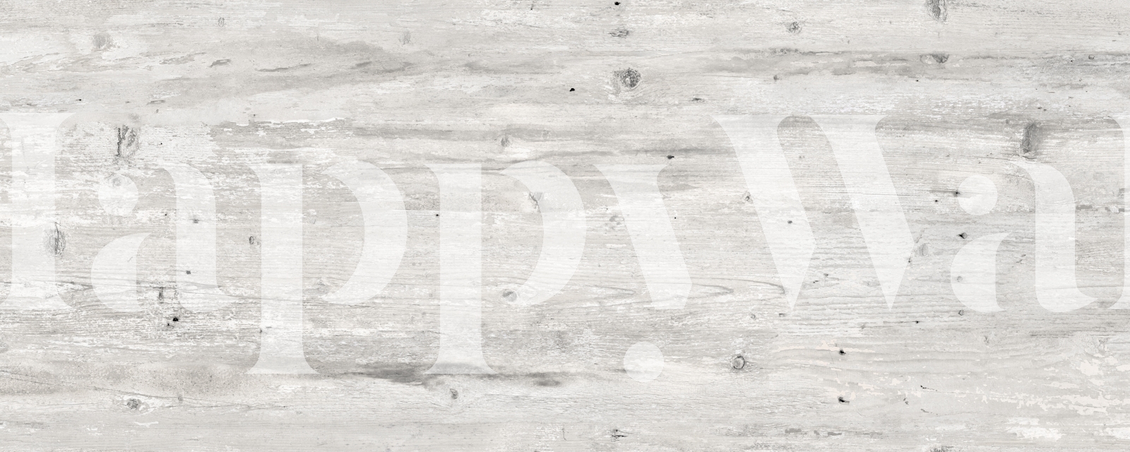 Whitewashed oak wood plank texture wallpaper