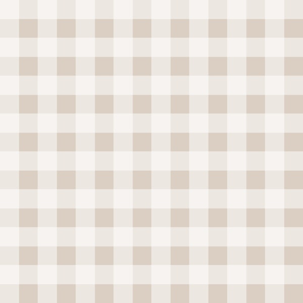 Gingham Charm In Beige