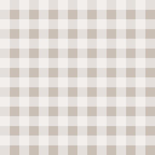 Gingham Charm In Taupe