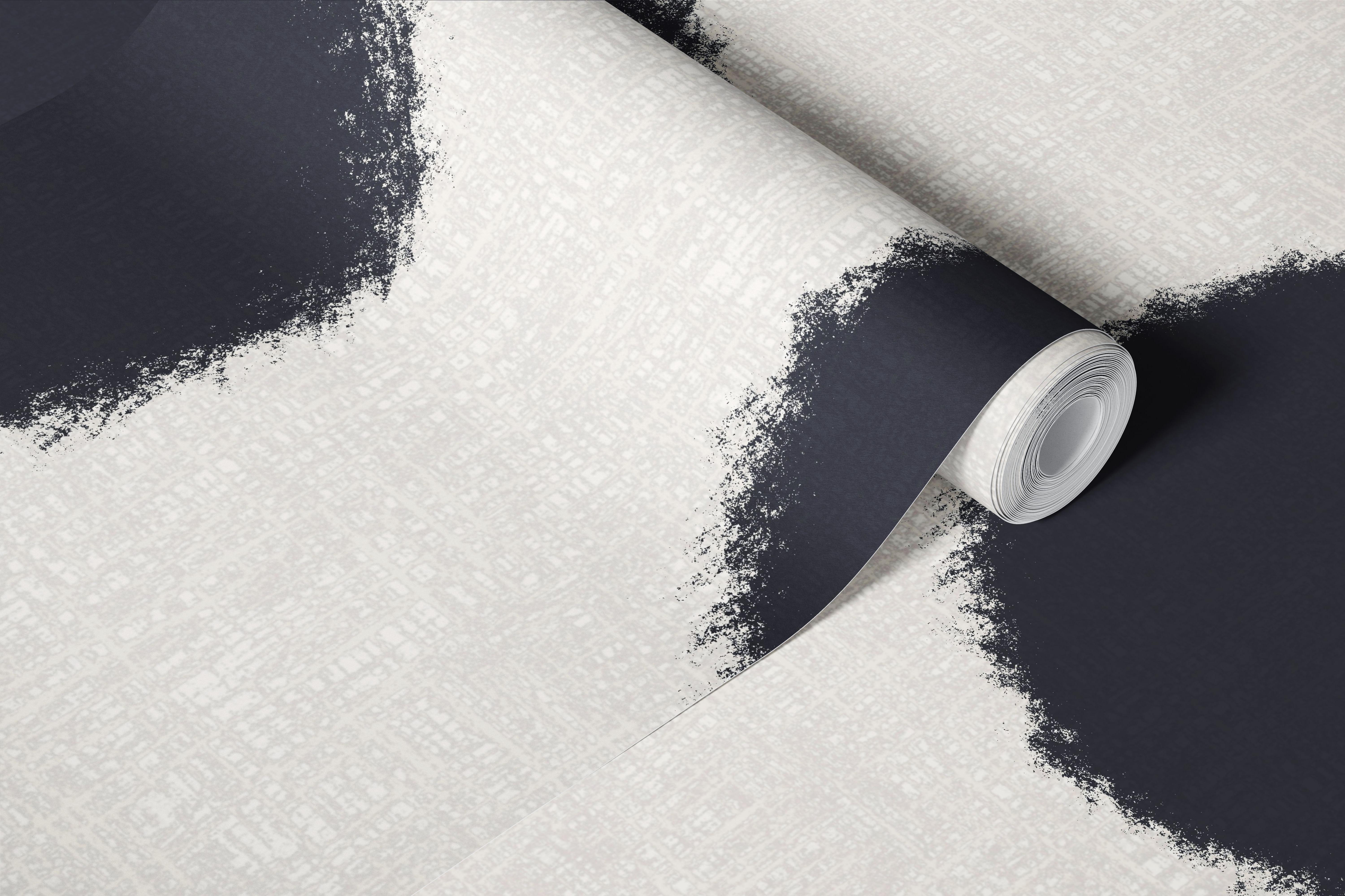 Modern ink blot wallpaper on beige background