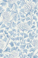 Dancing Blooms Nordic Blue carta da parati