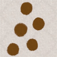 Rustic Brown Chocolate Abstract Dots behang