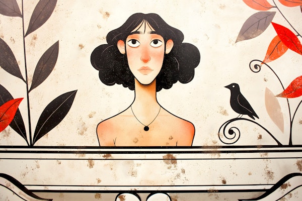 Whimsical Nature Lady