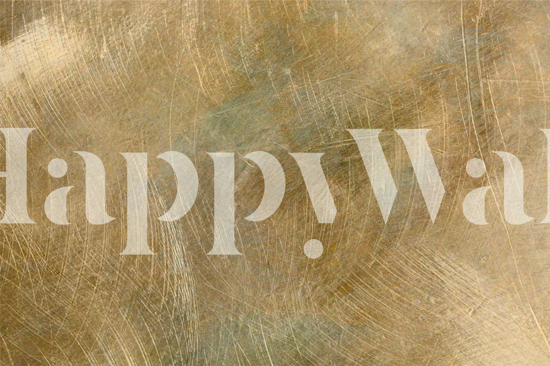 Rustic copper patina texture wallpaper in room