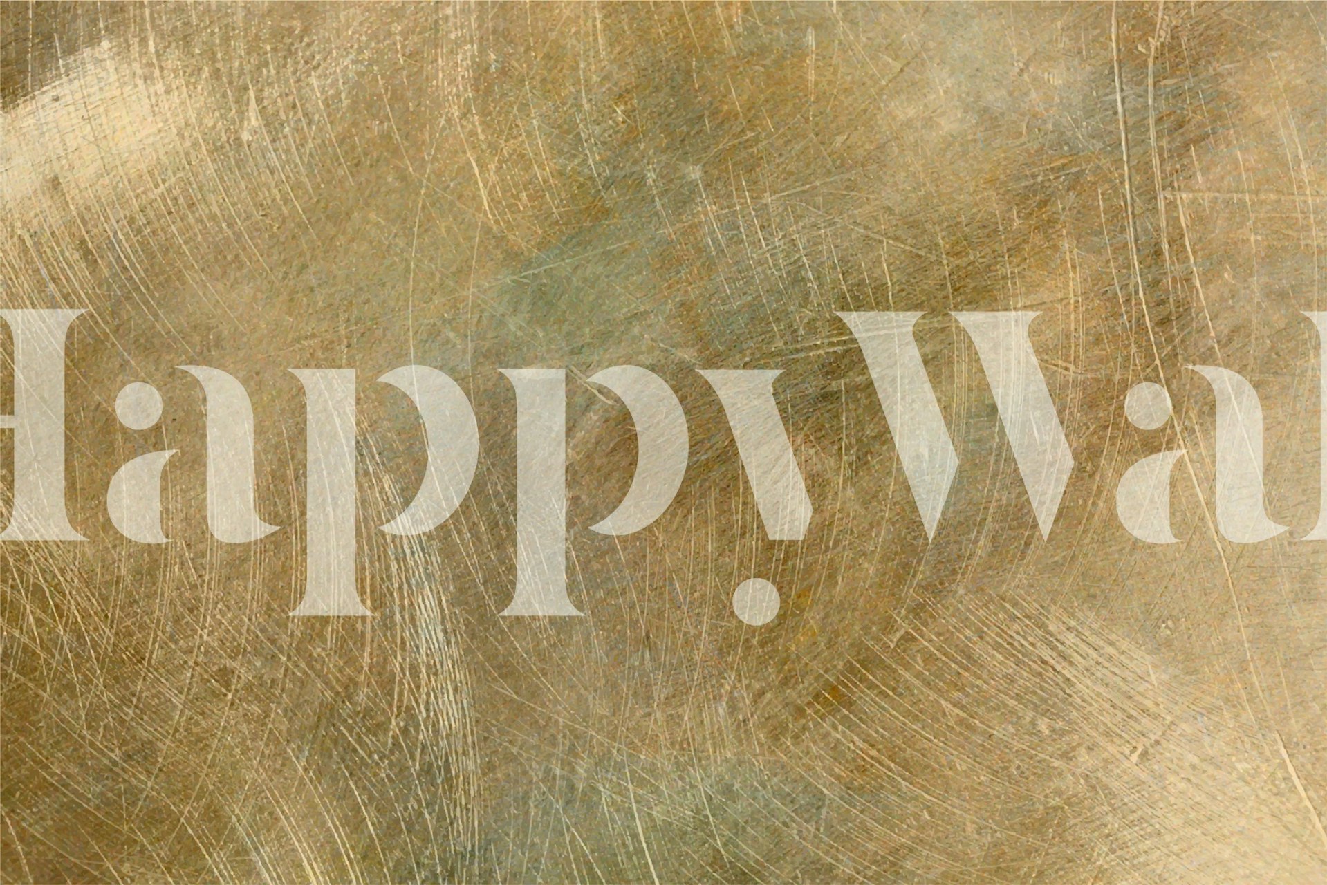 Rustic copper patina texture wallpaper in room