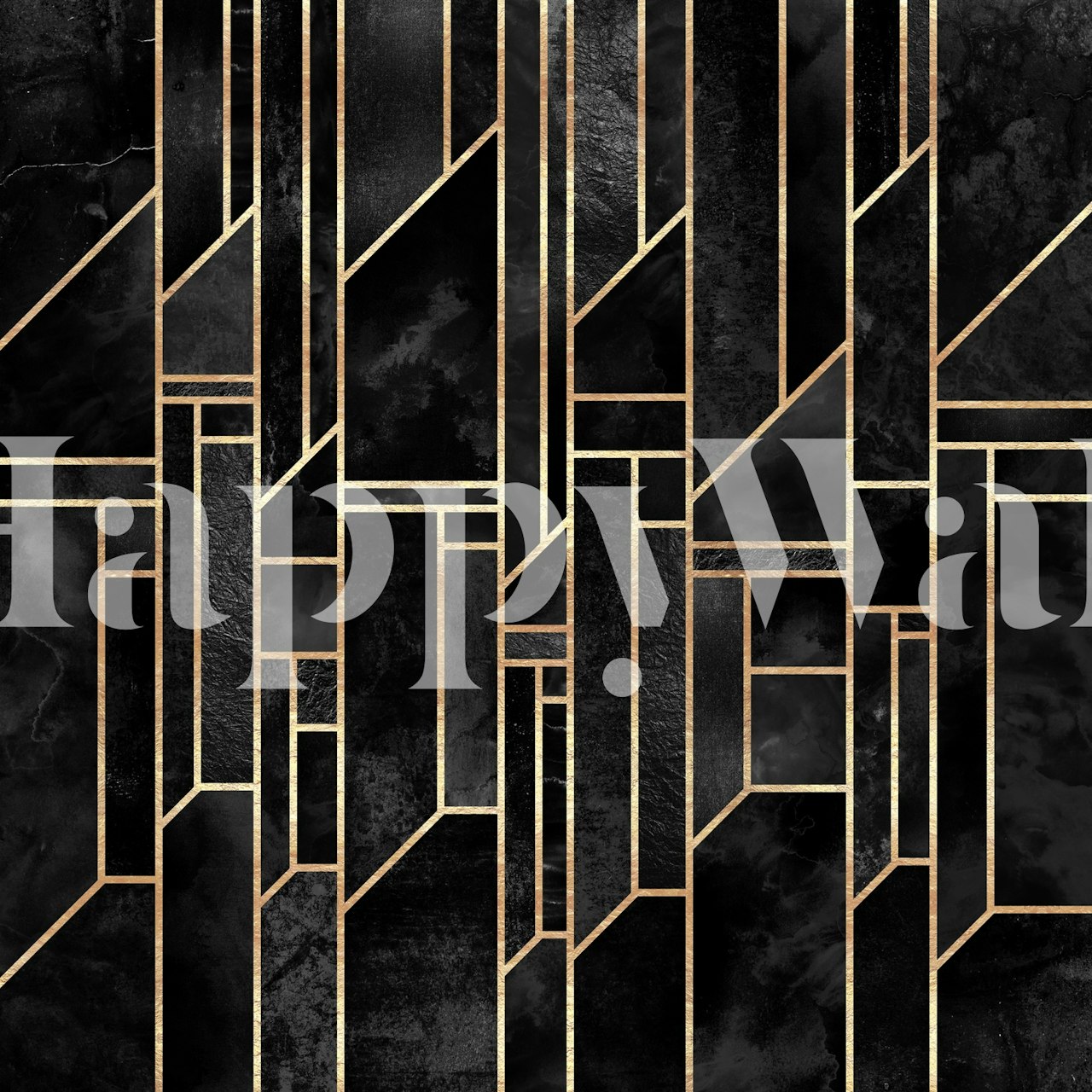 Design della carta da parati Black Skies in una stanza