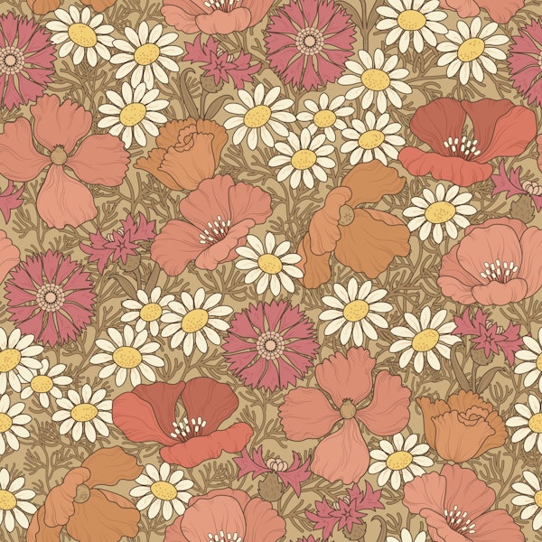 Wildflower Serenade Ochre Peach