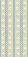 Charming Daisy Stripes wallpaper