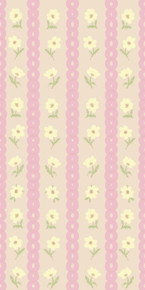 Vintage Blossom Stripes