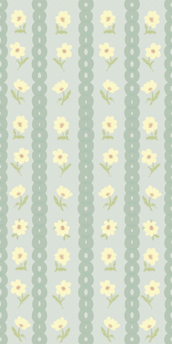 Soft Floral Stripes