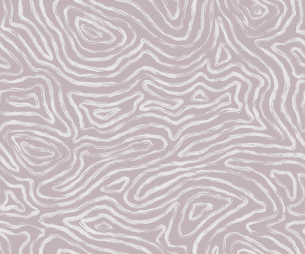 Abstract Moss Organic lines flow muted mauve