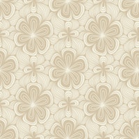 Calming Bloom Flow Beige tapet