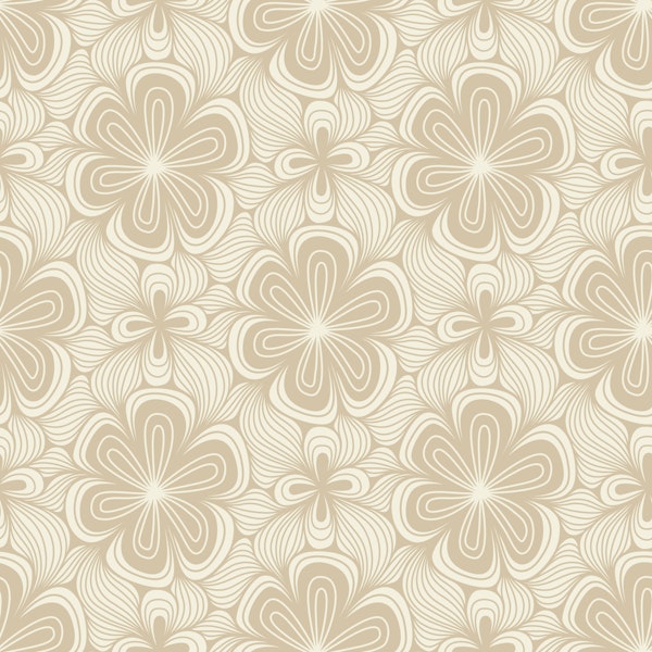 Calming Bloom Flow Beige