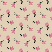 Ditsy Pink Blossoms wallpaper