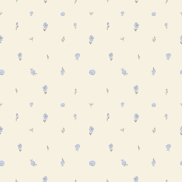 Charming Blue Florals