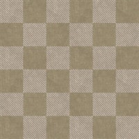Muted Olive Khaki Raffia Chessboard wallpaper