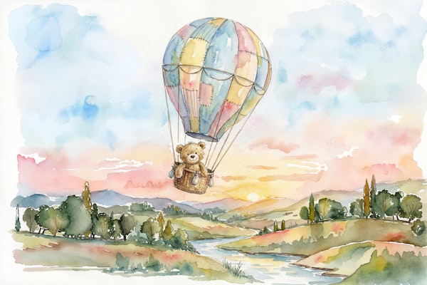 Whimsical Balloon Trip