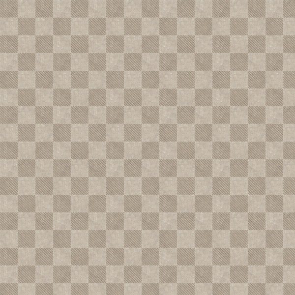 Warm Stone Beige Raffia Checkerboard
