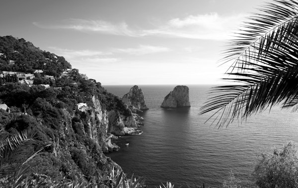 Capri Faraglioni Rock View 1 - BW