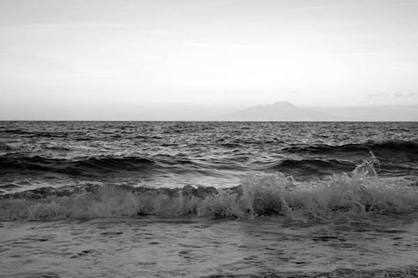 Dreamy Capri Ocean Sunset View 2 -BW