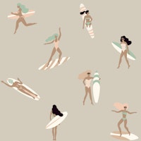 Chic Beach Vibes behang