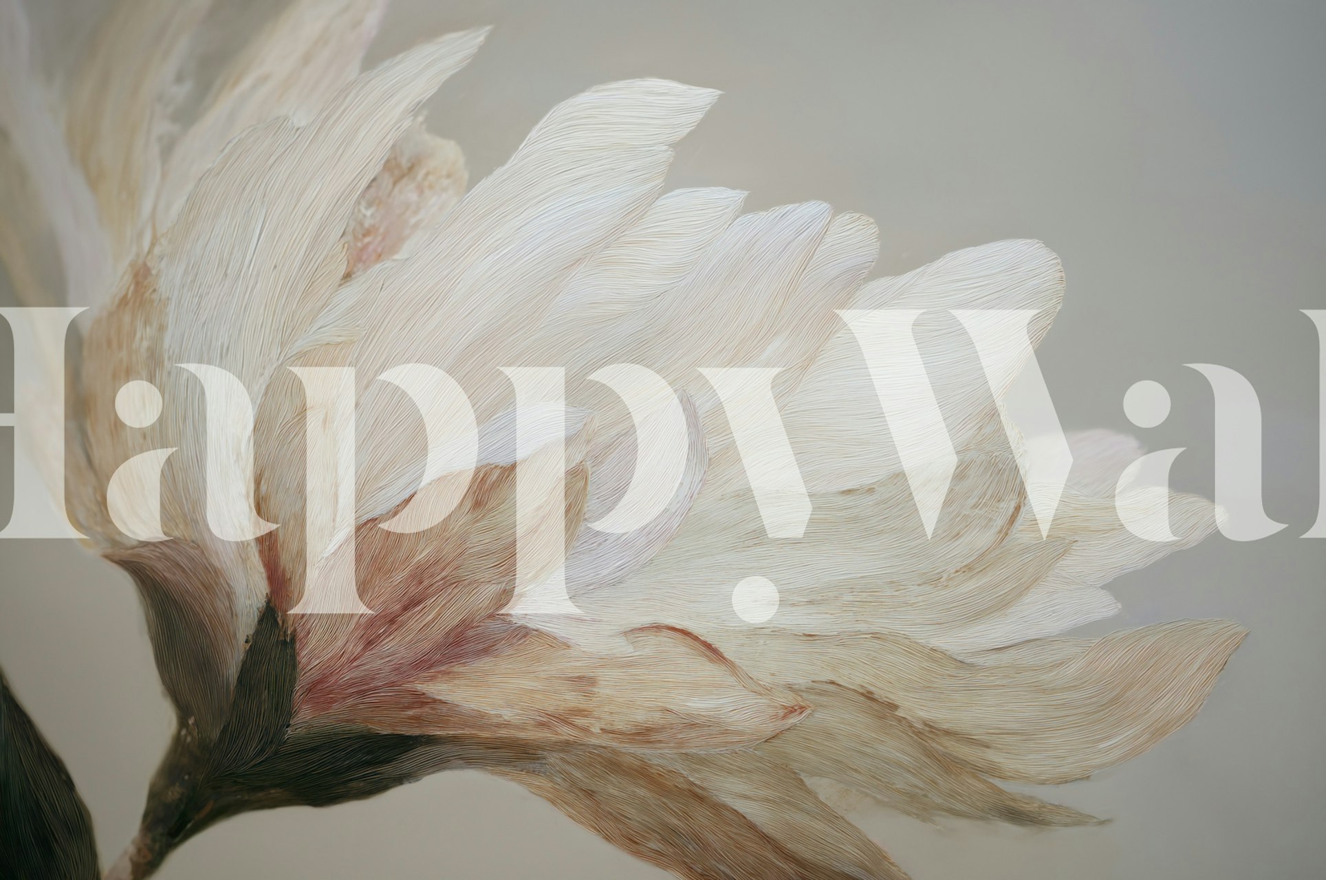 Soft Petal Elegance floral wallpaper design