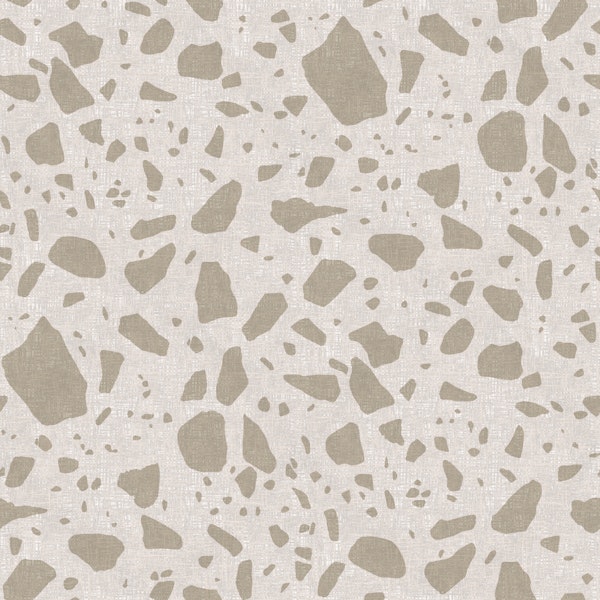 Rustic Greige Terrazzo Look