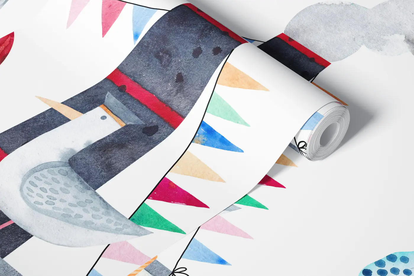 Playful Explorations by Water wallpaper roll