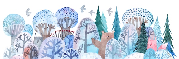 Forest Friends in Snow